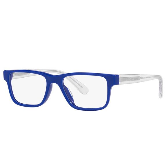 Versace Kids VK 3324U 5294 Blue Plastic Rectangle Eyeglasses 47mm